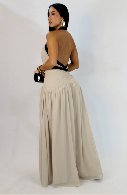 Season's Beginning Maxi Dress - Cream