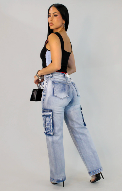 The Singles' Option Denim Pants - Light Wash