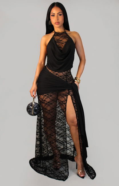 Dreams Of Jaipur Dress - Black