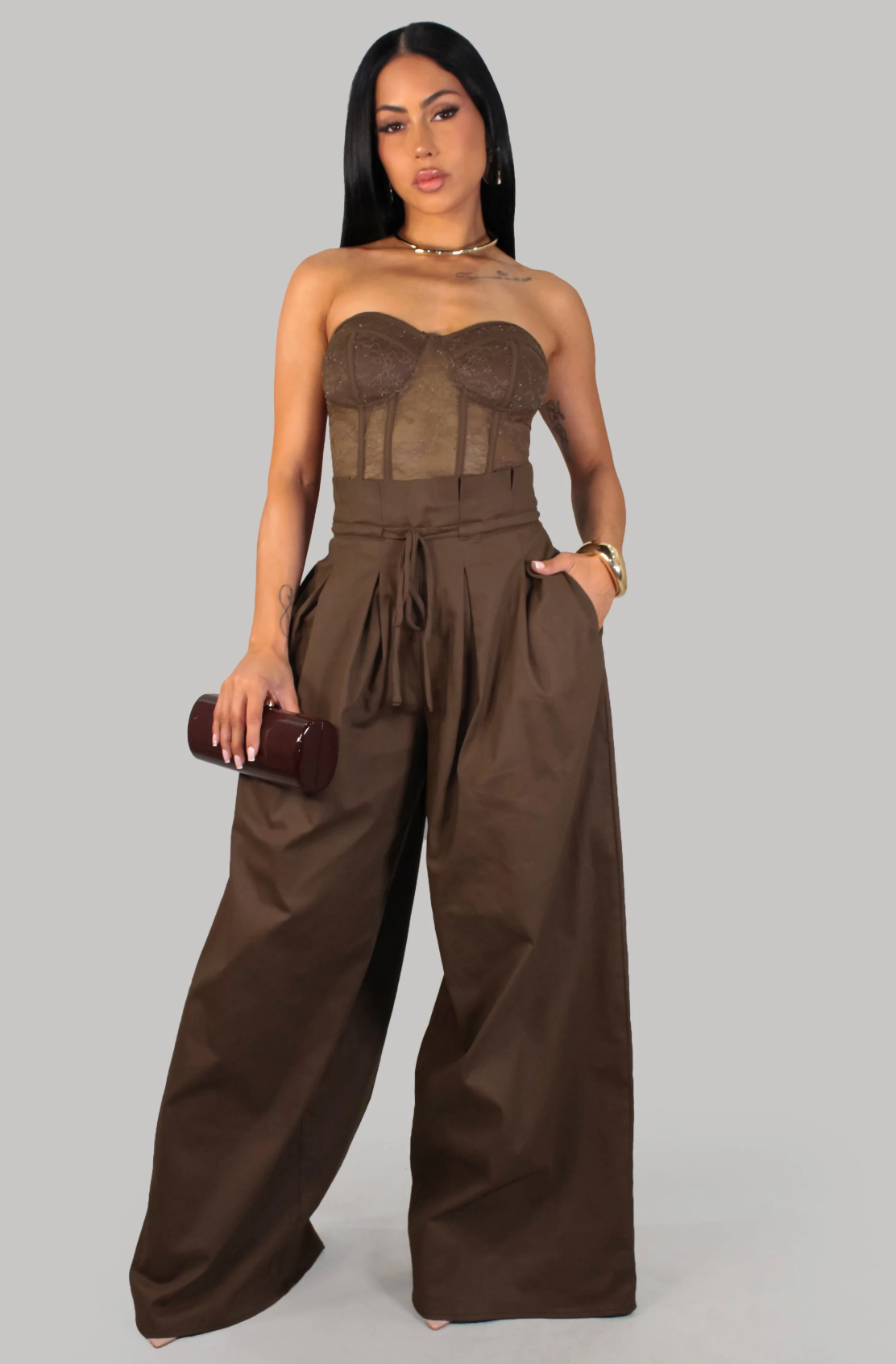 Marva Jumpsuit - Brown