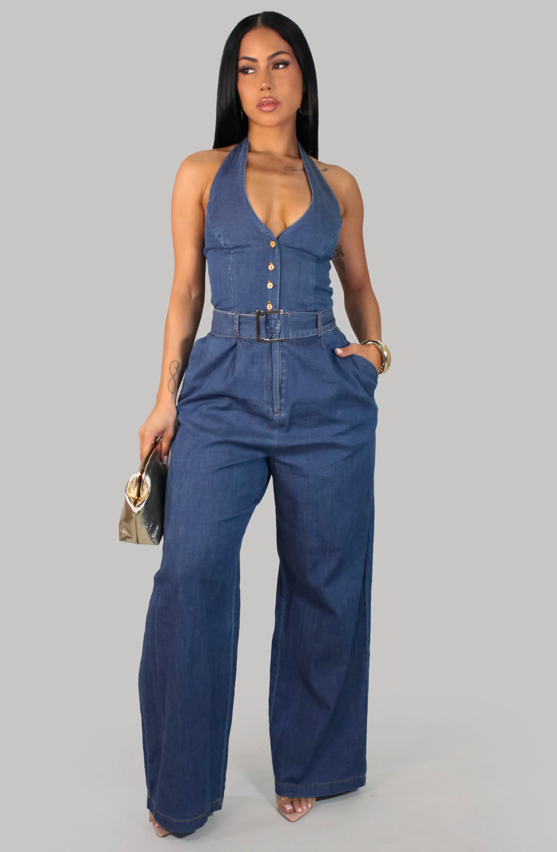 Claudia Jumpsuit - Denim