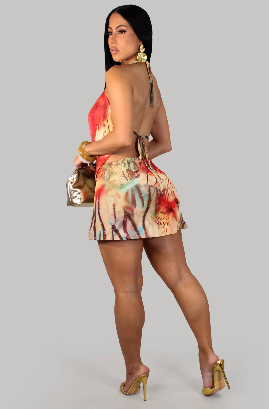 Sun Washed Skirt Set - Multi