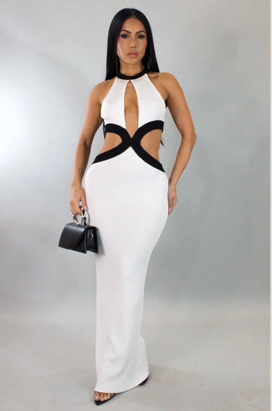 Let Me Be Maxi Dress - White