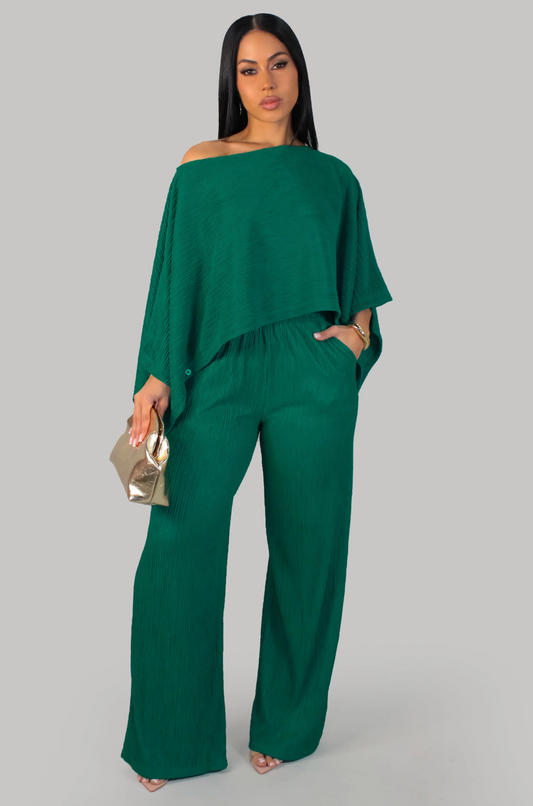 Tender Horizon Pant Set - Green