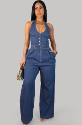 Claudia Jumpsuit - Denim