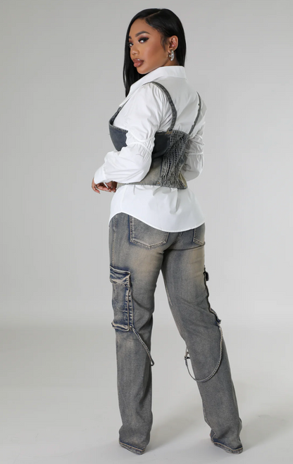 2PC TIME OUT TUNIC TOP