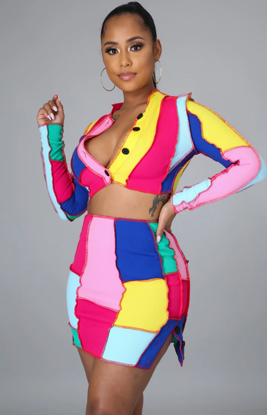 SWEET LOOK SKIRT SET