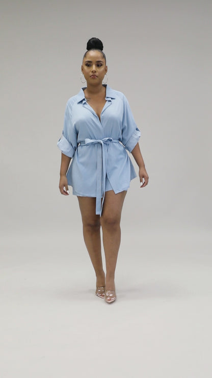 BLUE DREAM SHORT SET